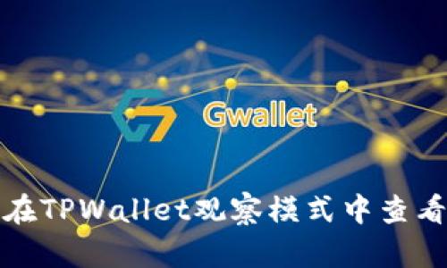 如何在TPWallet观察模式中查看私钥